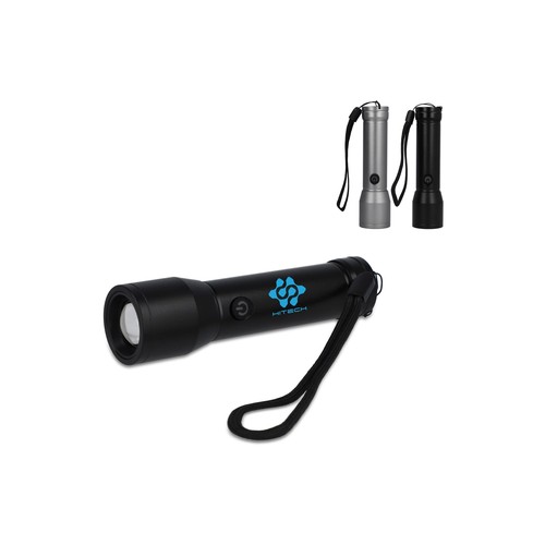 Torche rechargeable en aluminium recyclé IPX4 personnalisé