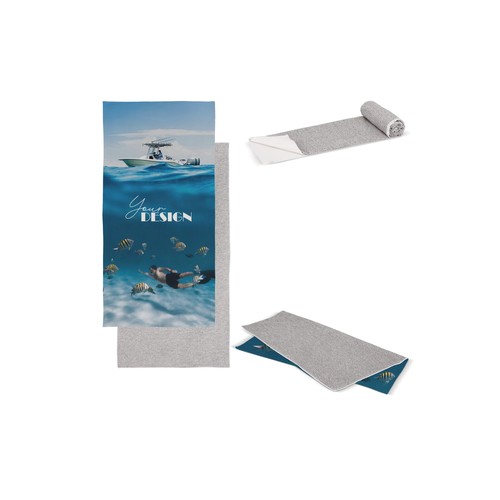 Serviette à séchage rapide R-PET 70 x 140 cm sublimation - 1