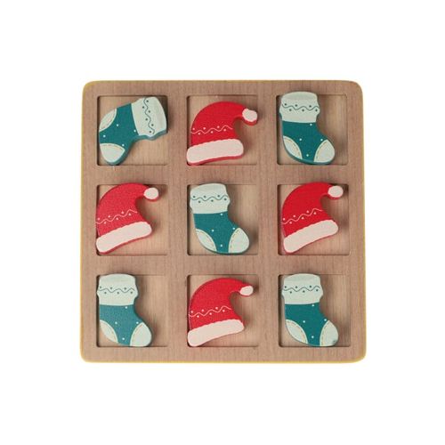 InSideOut  Tic-tac-toe de Noël en bois - 3