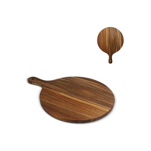 InSideOut Plat de service en bois rond, 31.5cm - 1