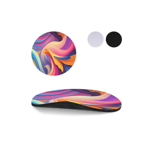 Dessous de verre rond personnalisé pour sublimation