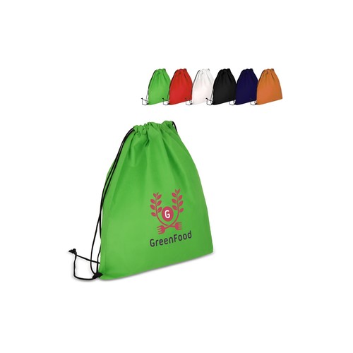 R-PET Sac à cordon non tissé personnalisé 38 x 42cm 75g/m²