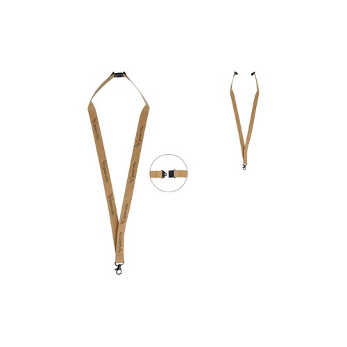 Lanyard en papier FSC personnalisé
