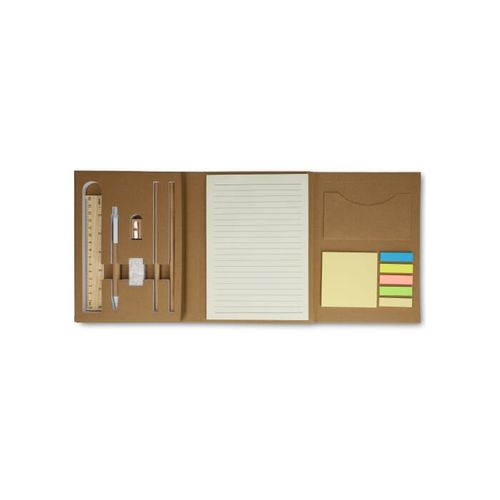 Set de papeterie en papier recyclé à trois volets - 4