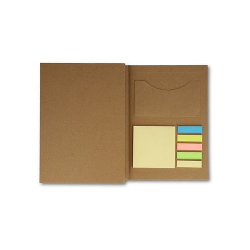 Set de papeterie en papier recyclé à trois volets - 8