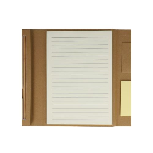 Set de papeterie en papier recyclé à trois volets - 3