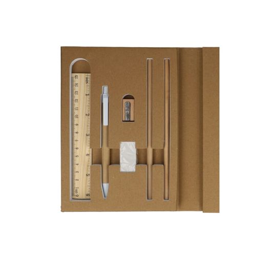 Set de papeterie en papier recyclé à trois volets - 3