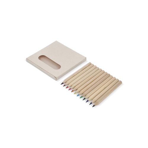 12 crayons de couleur dans une boîte en brique de lait recyclé - 4