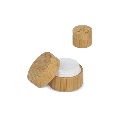 Baume à lèvres rond bambou personnalisé