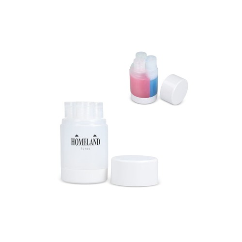 Trio de flacons de toilette de voyage personnalisé