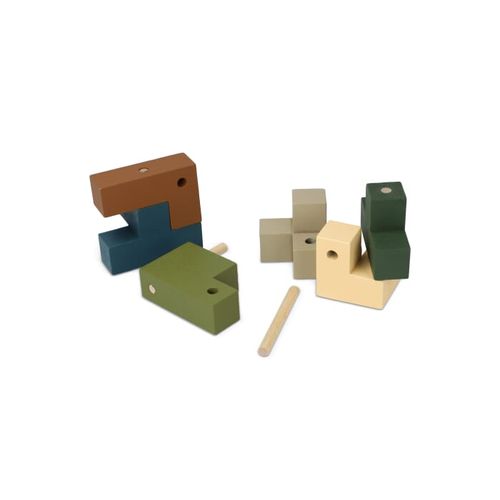 InSideOut Wooden Cube think iq puzzle
