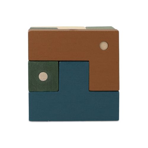 InSideOut Wooden Cube think iq puzzle - 3