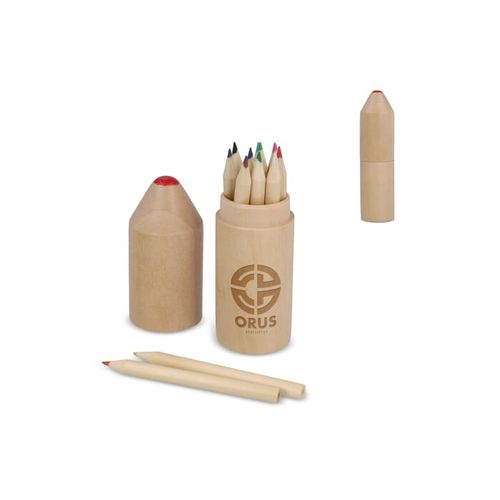 Coffret de crayons de couleur en bois de qualité supérieure
