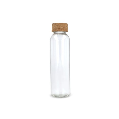 Bouteille en verre recyclé avec bouchon en liège 500ml - 2