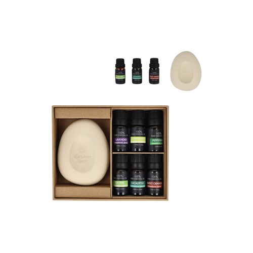 Coffret InsideOut Aroma Pebble personnalisé avec 6 huiles essentielles