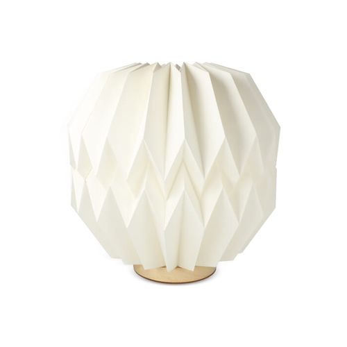 Lampe LED en papier pliable Coollux Luna 25cm, inspirée de l'Origami - 4