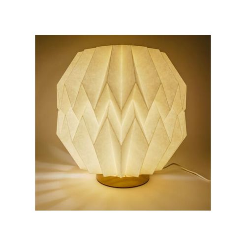 Lampe LED en papier pliable Coollux Luna 25cm, inspirée de l'Origami - 8