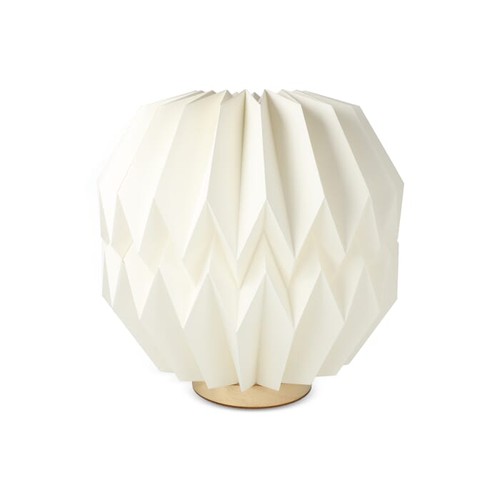 Lampe LED en papier pliable Coollux Luna 25cm, inspirée de l'Origami - 2