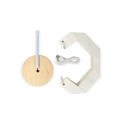 Lampe LED en papier pliable Coollux Luna 25cm, inspirée de l'Origami - 4