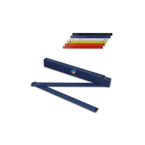 Règle pliante en bois 2m premium peinte - 1