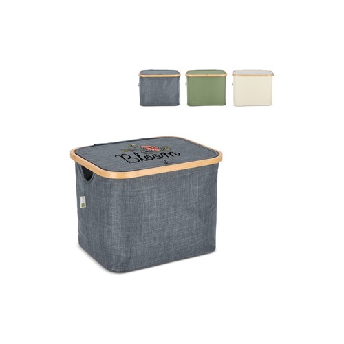 Panier pliant InSideOut personnalisé avec couvercle Sogne 40.5 x 33 x 30cm