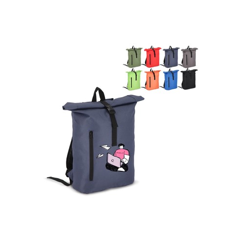 R-PET 600D Rolltop sac à dos 20L personnalisé