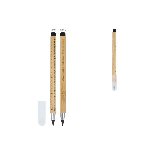 Crayon et règle en bambou durables personnalisés