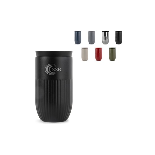 Mug isolé Sagaform Tova personnalisé, 320 ml, étanche et lavable au lave-vaisselle