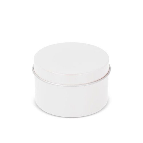 Bougie parfumée à base de plantes Kirtan dans une grande boîte en métal recyclé - 2