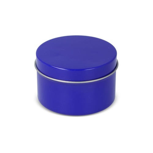 Bougie parfumée à base de plantes Kirtan dans une grande boîte en métal recyclé - 2