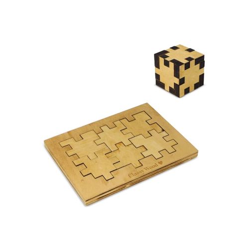 Puzzle de cube en bois