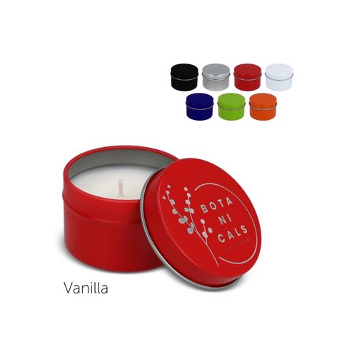 Bougie parfumée à base de plantes Dhyana en étain recyclé - 1