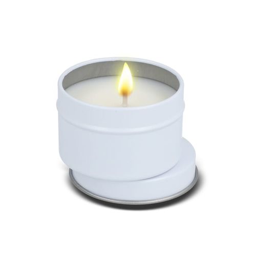 Bougie parfumée à base de plantes Dhyana en étain recyclé - 4