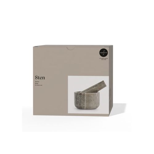 Sagaform Sten Travertine Mortier et Pilon
