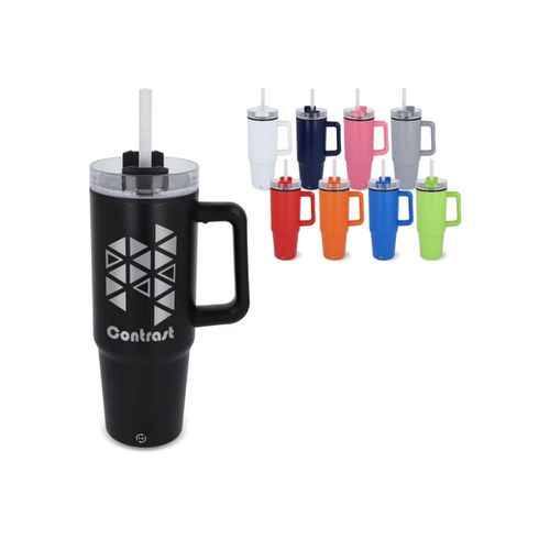 Tasse Miami avec poignée et paille 800ml - 1