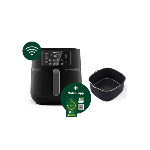 HD9285|Philips Airfryer XXL Connected + Plaque de cuisson - 2
