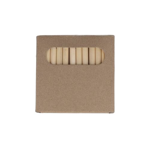 12 crayons de couleur dans une boîte kraft - 4