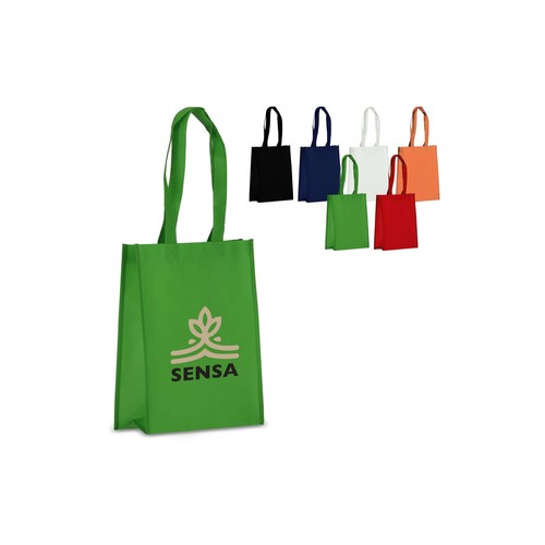 R-PET Sac de transport en laminé non tissé 24 x 11 x 30cm 105g/m². - 1