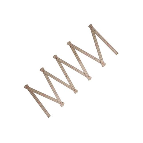 Règle pliante en bois 2m premium, naturel - 5