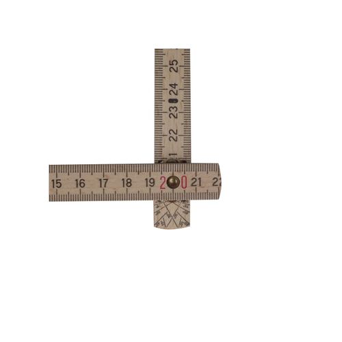 Règle pliante en bois 2m premium, naturel - 4