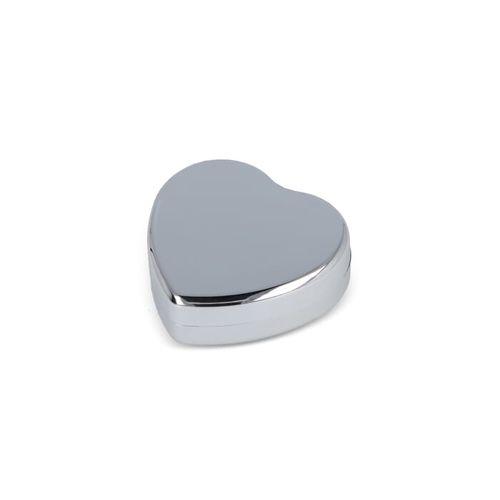 Baume à lèvres plat métallique en forme de cœur - 4