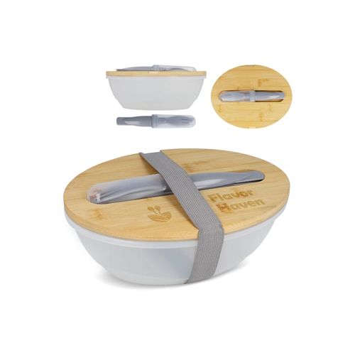 Lunchbox R-PP & bambou avec couverts - 1L - 1