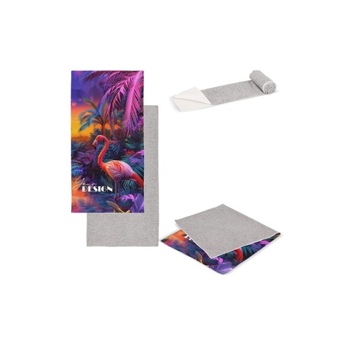 Serviette à séchage rapide R-PET 50x100cm sublimation personnalisée