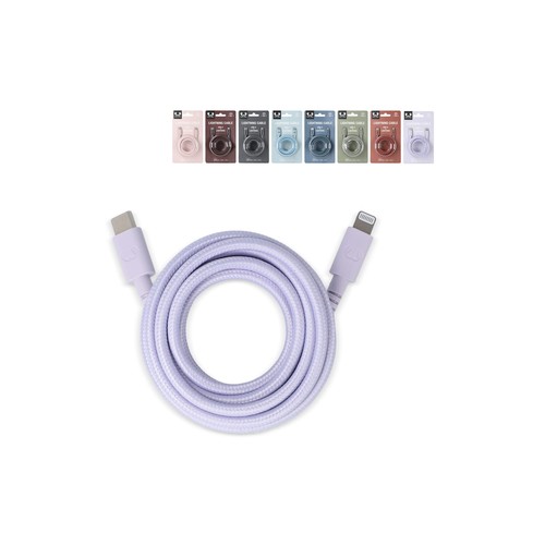 2ULC200 | Câble Fresh 'n Rebel USB-C vers Apple Lightning personnalisé 2.0m
