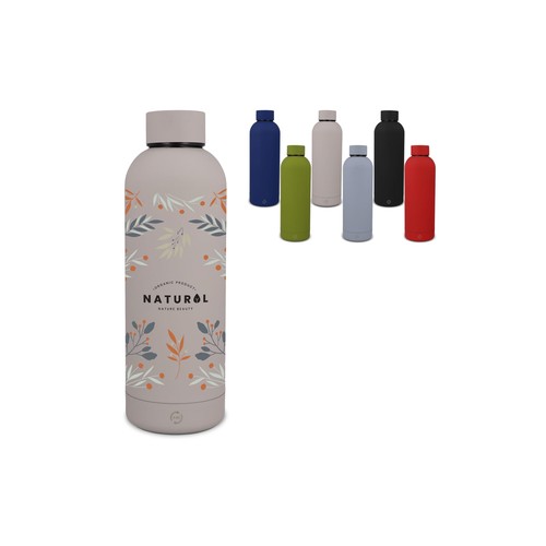 Bouteille isotherme Alchemy toucher doux personnalisé 500ml