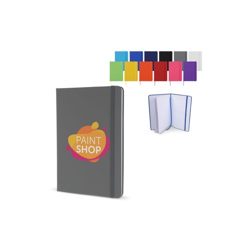 Cahier A5 PU personnalisé avec pages quadrillées FSC
