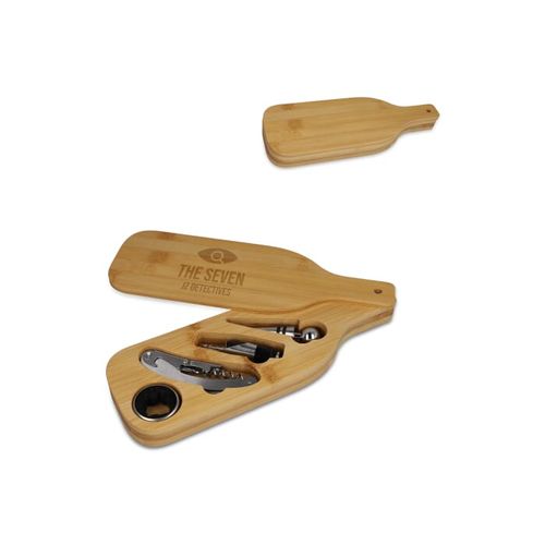 Coffret à vin en bambou