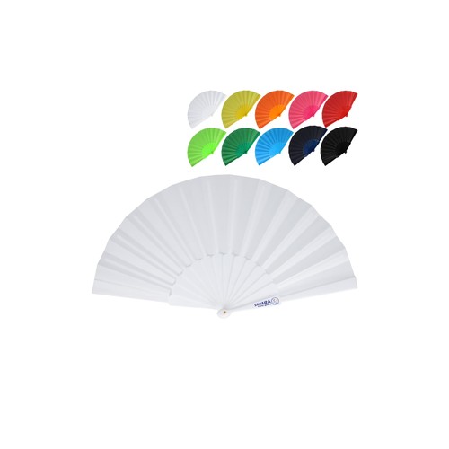 Éventail à main plastique & polyester personnalisé