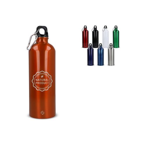 Bouteille à simple paroi R-SS avec mousqueton 750ml - 1