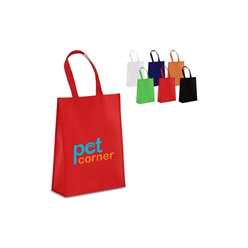 R-PET Sac de transport en laminé non tissé personnalisé 30 x 12 x 40cm 105g/m².